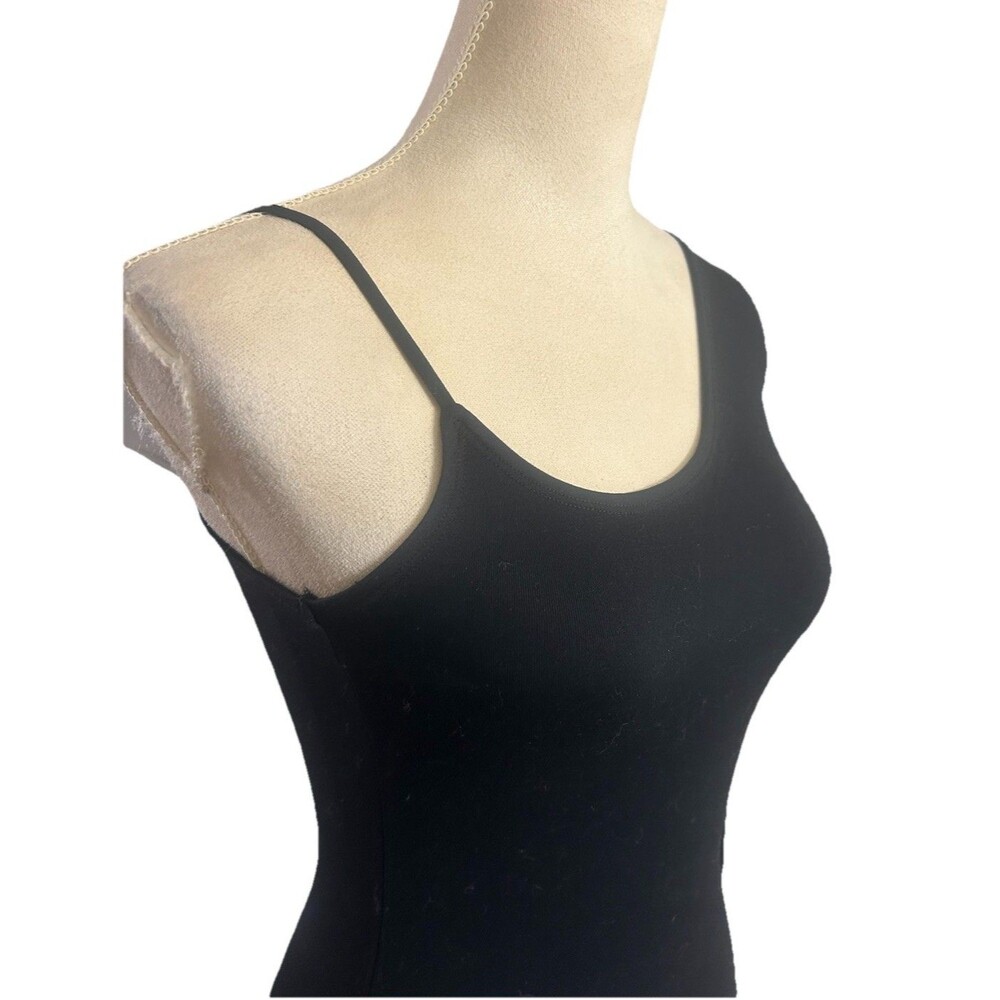 Abercrombie & Fitch Soft A&F Collection Black Asymmetrica Strap Bodysuit Size XS - Picture 3 of 8